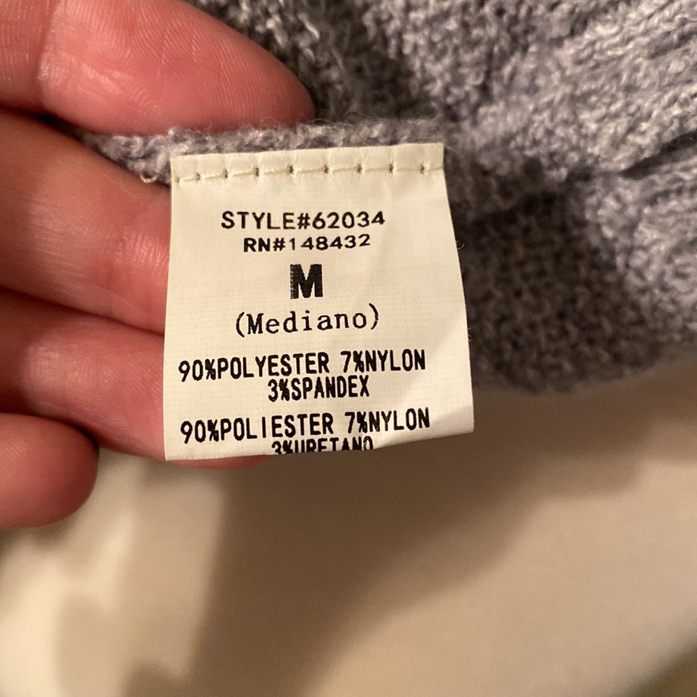 NWOT Becool Long Sleeve Striped Tunic Crewneck Sweater - Picture 5 of 5